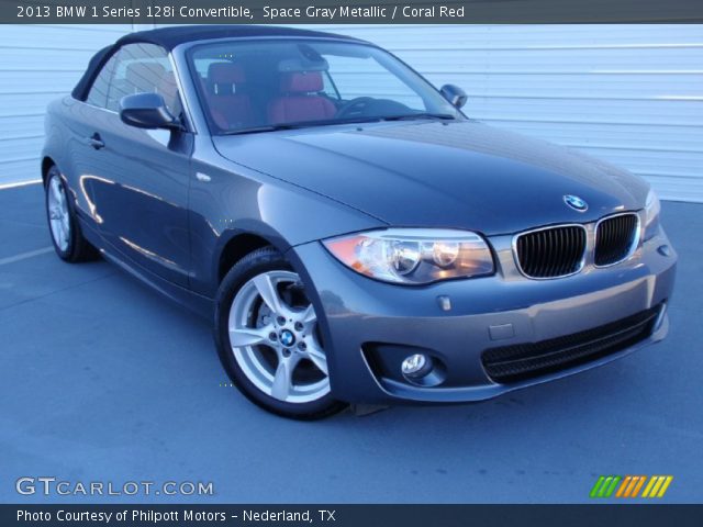 2013 BMW 1 Series 128i Convertible in Space Gray Metallic