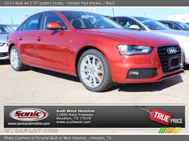 2014 Audi A4 2.0T quattro Sedan in Volcano Red Metallic