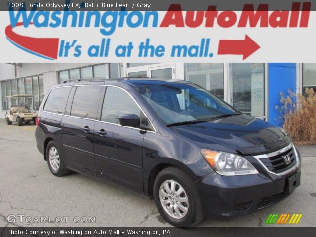 2008 Honda Odyssey EX in Baltic Blue Pearl