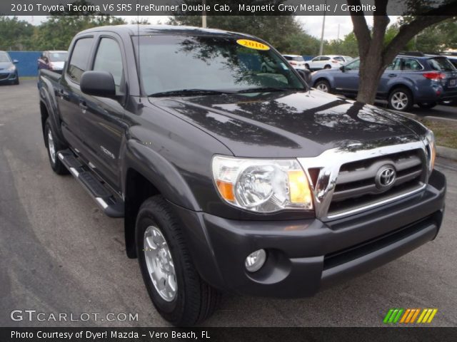 2010 Toyota Tacoma V6 SR5 PreRunner Double Cab in Magnetic Gray Metallic