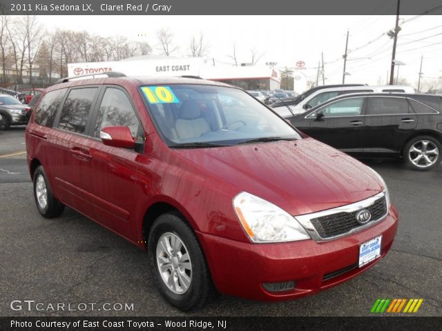 2011 Kia Sedona LX in Claret Red