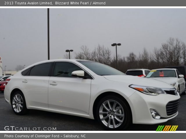 2013 Toyota Avalon Limited in Blizzard White Pearl