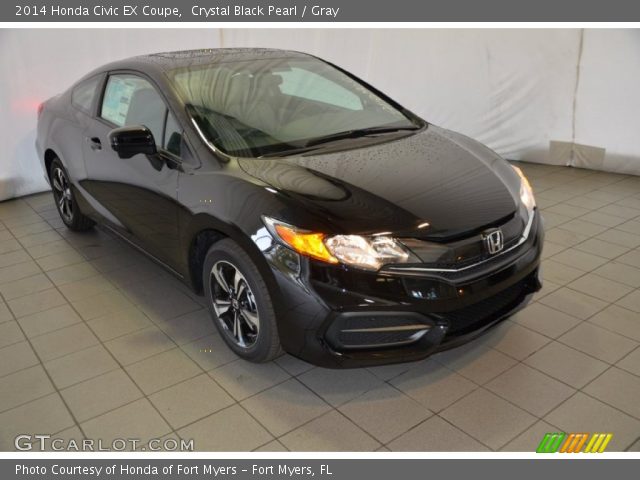 2014 Honda Civic EX Coupe in Crystal Black Pearl