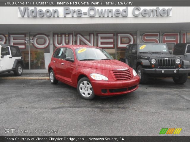 2008 Chrysler PT Cruiser LX in Inferno Red Crystal Pearl