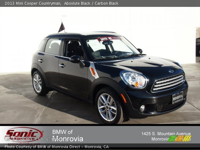 2013 Mini Cooper Countryman in Absolute Black