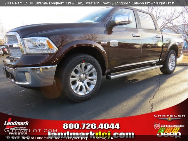 2014 Ram 1500 Laramie Longhorn Crew Cab in Western Brown