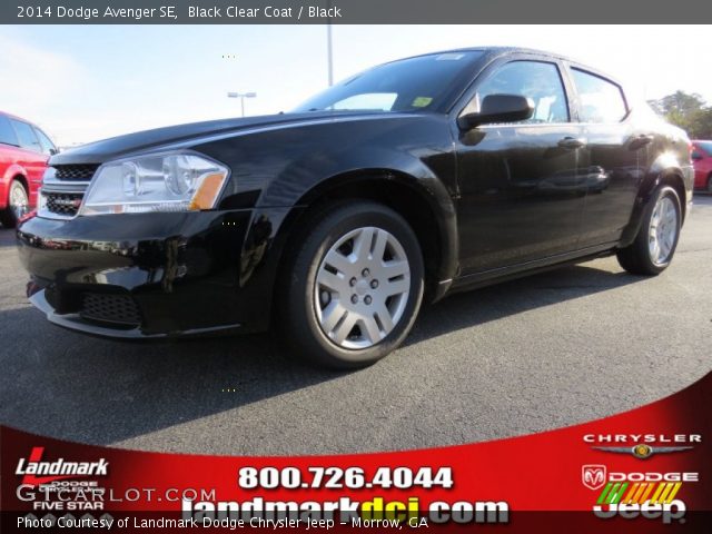 2014 Dodge Avenger SE in Black Clear Coat