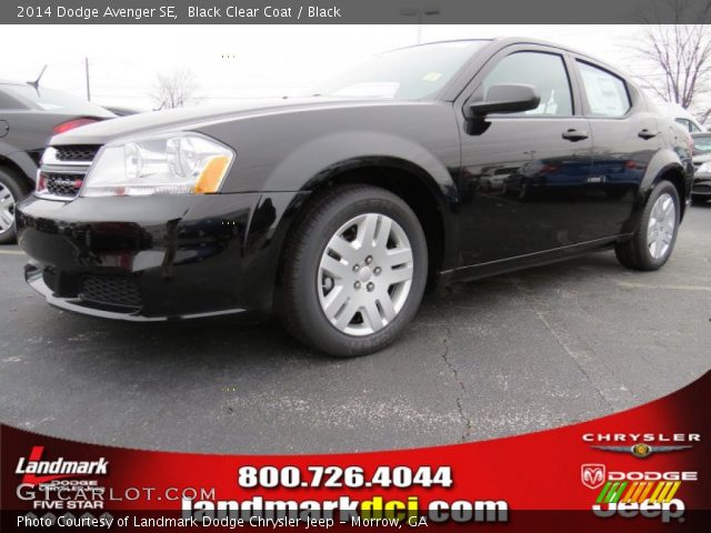 2014 Dodge Avenger SE in Black Clear Coat