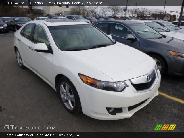 2010 Acura TSX Sedan in Premium White Pearl