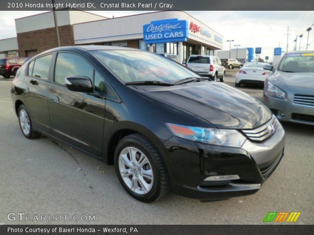 2010 Honda Insight Hybrid EX in Crystal Black Pearl