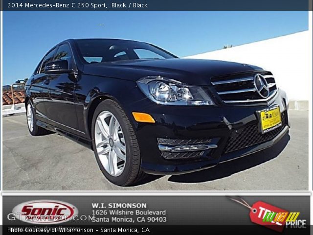 2014 Mercedes-Benz C 250 Sport in Black