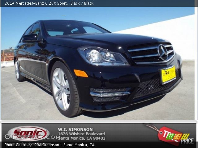 2014 Mercedes-Benz C 250 Sport in Black