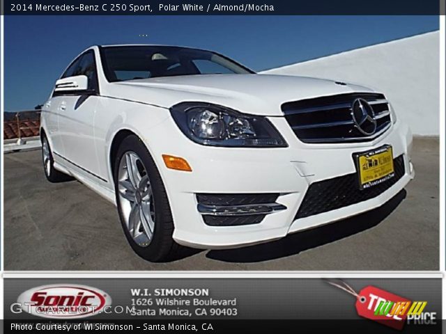 2014 Mercedes-Benz C 250 Sport in Polar White