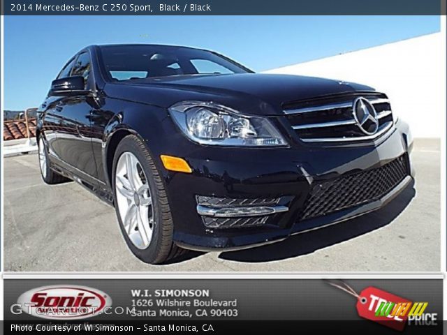 2014 Mercedes-Benz C 250 Sport in Black