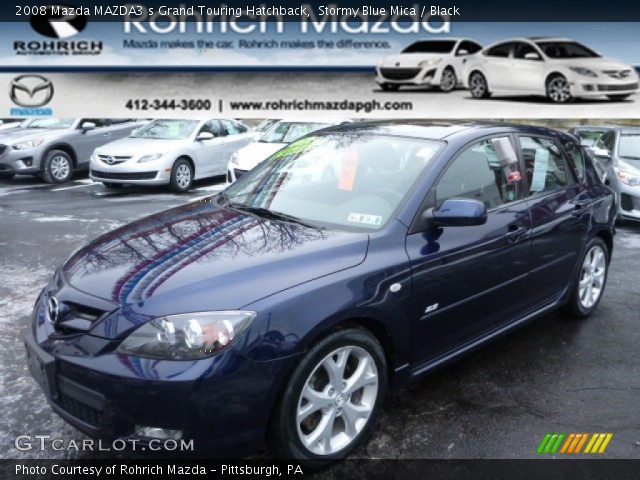 2008 Mazda MAZDA3 s Grand Touring Hatchback in Stormy Blue Mica