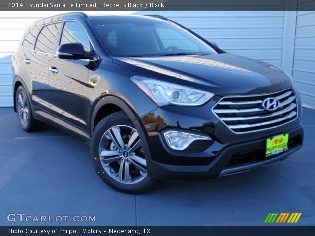 2014 Hyundai Santa Fe Limited in Becketts Black