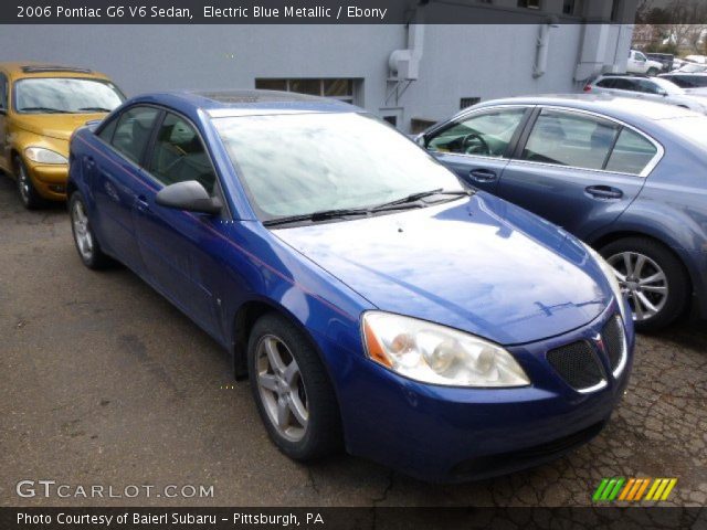 2006 Pontiac G6 V6 Sedan in Electric Blue Metallic