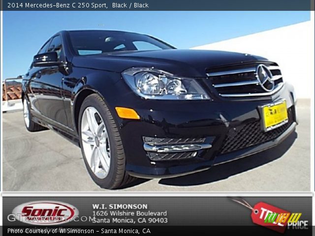 2014 Mercedes-Benz C 250 Sport in Black