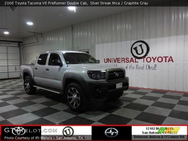 2006 Toyota Tacoma V6 PreRunner Double Cab in Silver Streak Mica