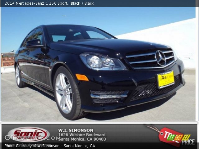 2014 Mercedes-Benz C 250 Sport in Black