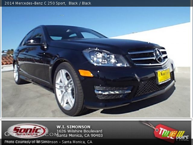 2014 Mercedes-Benz C 250 Sport in Black