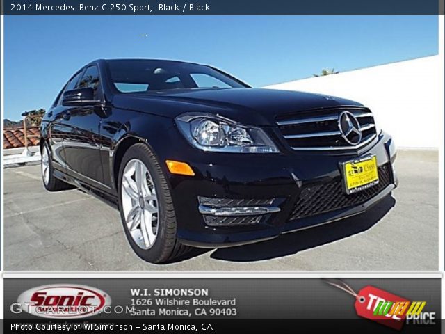 2014 Mercedes-Benz C 250 Sport in Black