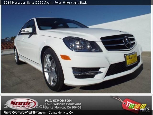 2014 Mercedes-Benz C 250 Sport in Polar White
