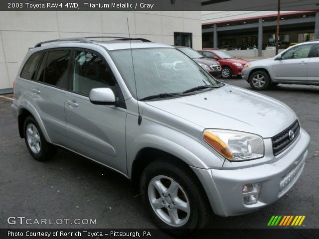 2003 Toyota RAV4 4WD in Titanium Metallic