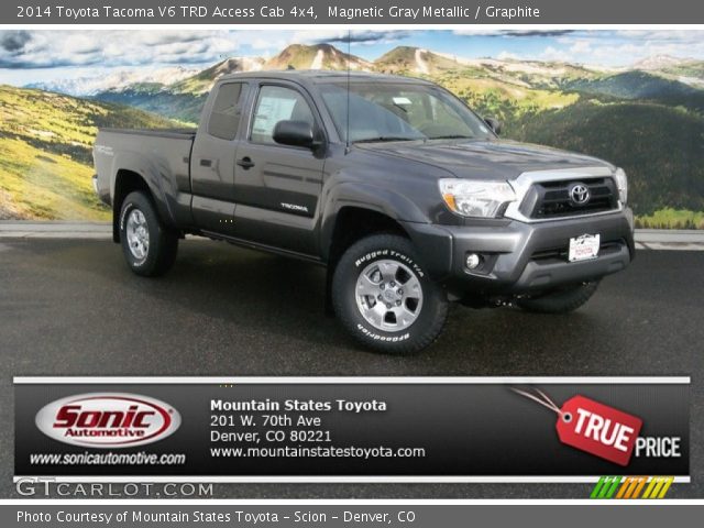 2014 Toyota Tacoma V6 TRD Access Cab 4x4 in Magnetic Gray Metallic