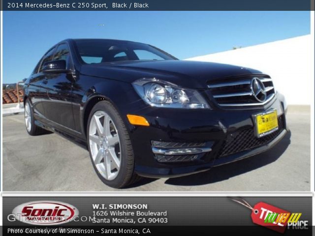 2014 Mercedes-Benz C 250 Sport in Black