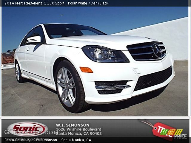 2014 Mercedes-Benz C 250 Sport in Polar White