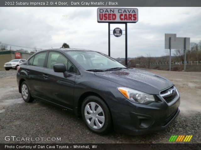 2012 Subaru Impreza 2.0i 4 Door in Dark Gray Metallic
