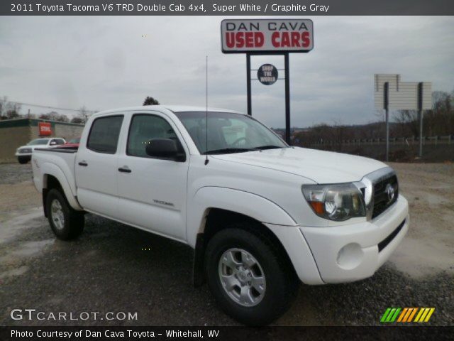 2011 Toyota Tacoma V6 TRD Double Cab 4x4 in Super White