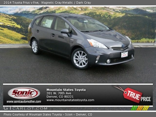 2014 Toyota Prius v Five in Magnetic Gray Metallic
