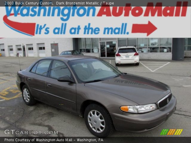 2003 Buick Century Custom in Dark Bronzemist Metallic