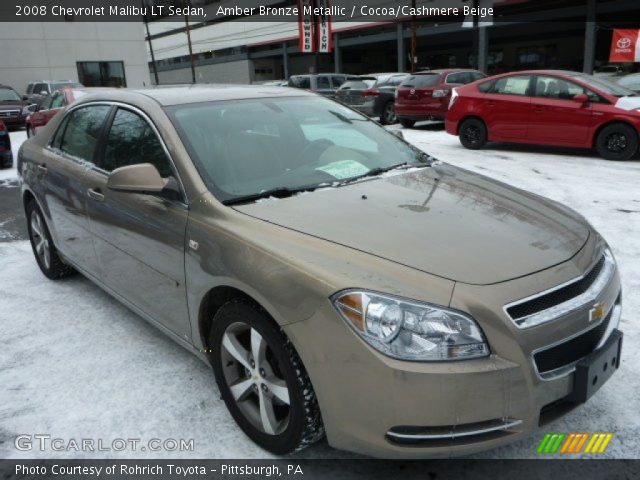 2008 Chevrolet Malibu LT Sedan in Amber Bronze Metallic