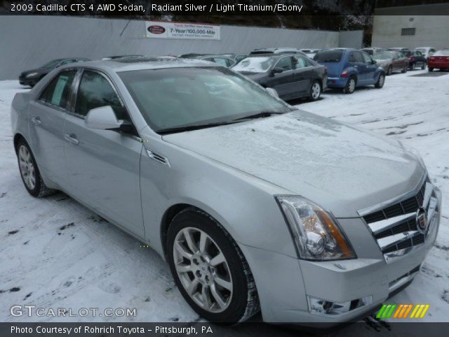 2009 Cadillac CTS 4 AWD Sedan in Radiant Silver