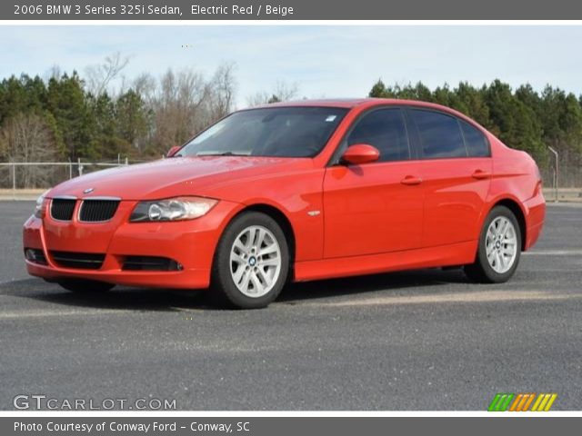2006 BMW 3 Series 325i Sedan in Electric Red