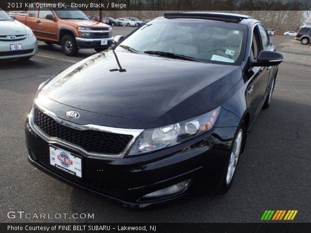 2013 Kia Optima EX in Ebony Black