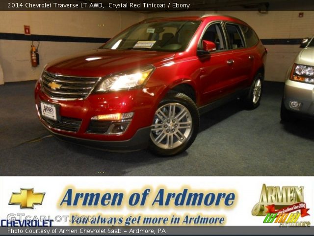 2014 Chevrolet Traverse LT AWD in Crystal Red Tintcoat