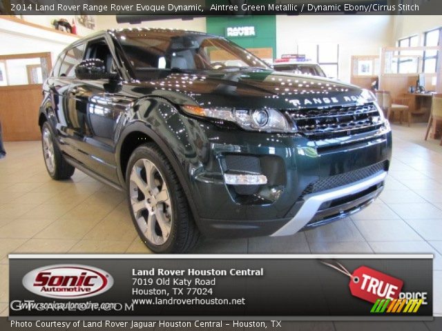 2014 Land Rover Range Rover Evoque Dynamic in Aintree Green Metallic