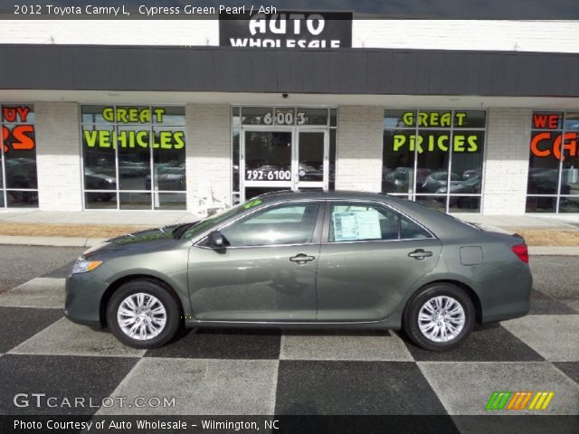 2012 Toyota Camry L in Cypress Green Pearl