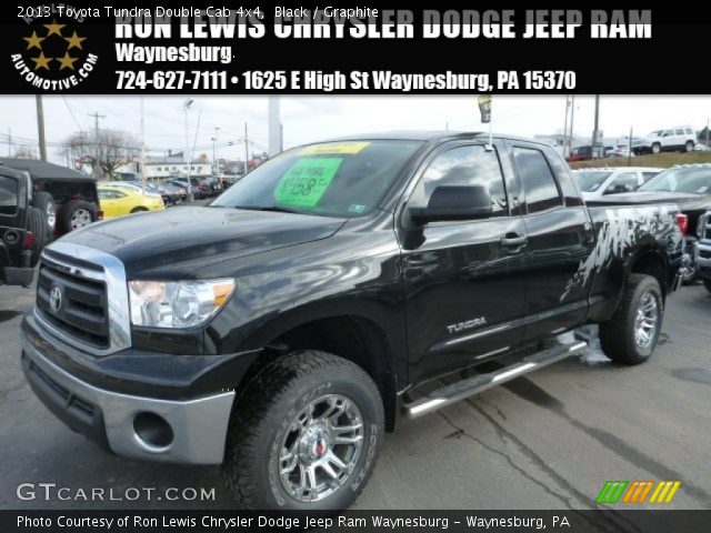 2013 Toyota Tundra Double Cab 4x4 in Black