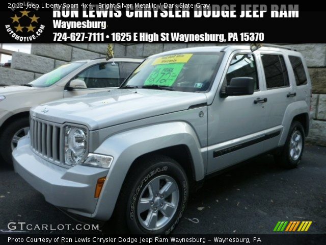 2012 Jeep Liberty Sport 4x4 in Bright Silver Metallic