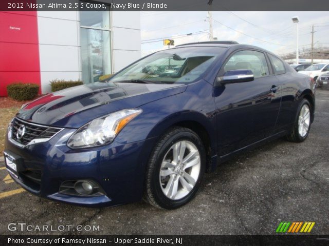 2012 Nissan Altima 2.5 S Coupe in Navy Blue