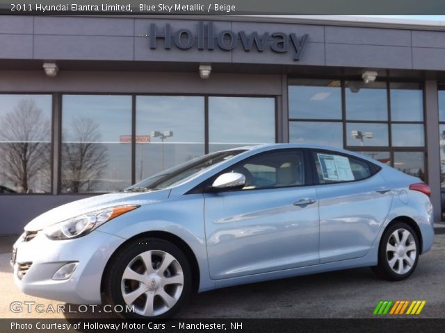 2011 Hyundai Elantra Limited in Blue Sky Metallic