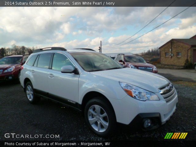 2014 Subaru Outback 2.5i Premium in Satin White Pearl