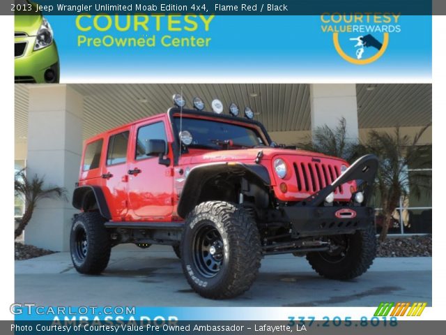 2013 Jeep Wrangler Unlimited Moab Edition 4x4 in Flame Red