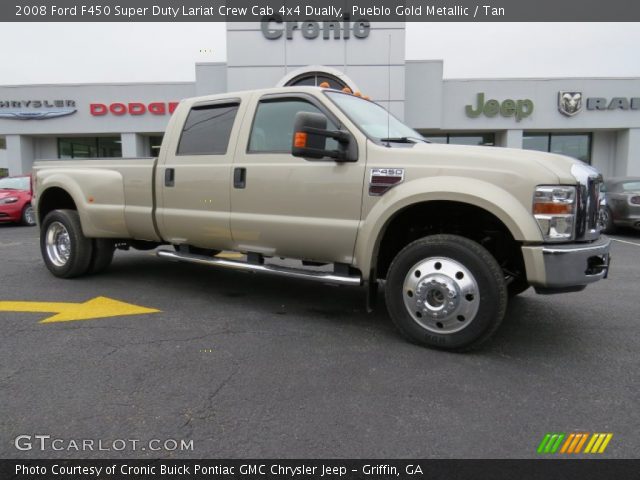 2008 Ford F450 Super Duty Lariat Crew Cab 4x4 Dually in Pueblo Gold Metallic