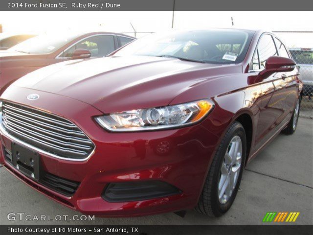 2014 Ford Fusion SE in Ruby Red